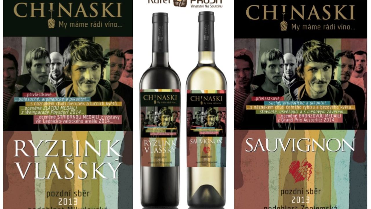 Chinaski mají opravdu rádi víno a pijí víno z Vinařství Na Soutoku