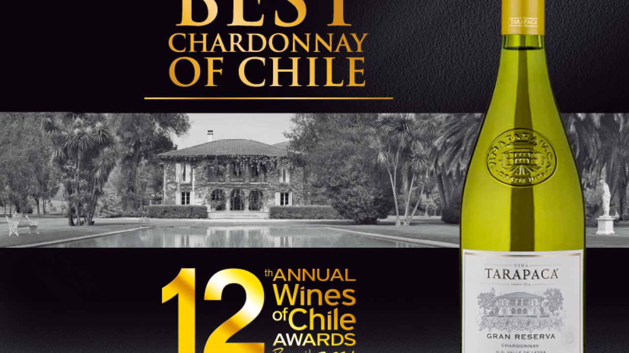 Chardonnay Gran Reserva Tarapaca je nejlepší Chardonnay v Chile
